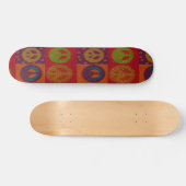 Wild Peace Signs ~ Skateboard Retro (Horizontaal)