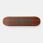 Wild Peace Signs ~ Skateboard Retro (Horizontaal)