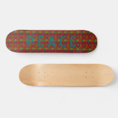 Wild Peace Signs ~ Skateboard Retro (Horizontaal)