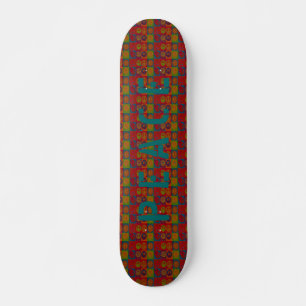 Wild Peace Signs ~ Skateboard Retro