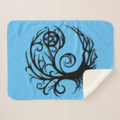 Wild Pentacle-structuur Sherpa Deken (Voorkant (horizontaal))