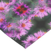 Wild Pink Asters Flower Art Abstract Korte Tafelloper (Hoek)