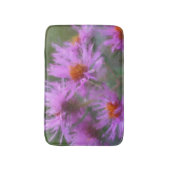 Wild Pink Asters Flower Art Badmat (Voorkant Verticaal)