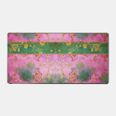 Wild Pink Grunge Damask - Desk Mat (Voorkant)