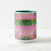 Wild Pink Grunge Damask - Mok, Beker Mok (Midden)