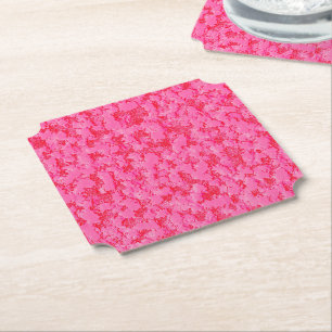 Wild Pink Kartonnen Onderzetters