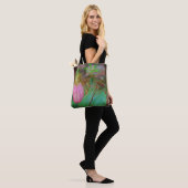 Wild Pink Lady Slipper Orchid And Evergreens   Tote Bag (Op model)