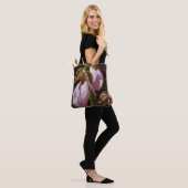 Wild Pink Lady Slipper Orchid Pair Tote Bag (Op model)