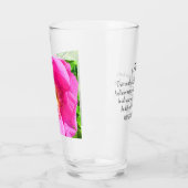 Wild Pink Rose Photo Trust in het Bijbelvers van d Glas (Links)