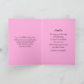 Wild Pink Rose Photo Trust in het Bijbelvers van d Kaart (Binnen)