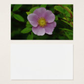 Wild Pink Rose Visitekaartje (Voorkant /achterkant)