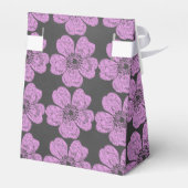 Wild Pink Roses Chalkboard Bedankdoosjes (Achterkant)