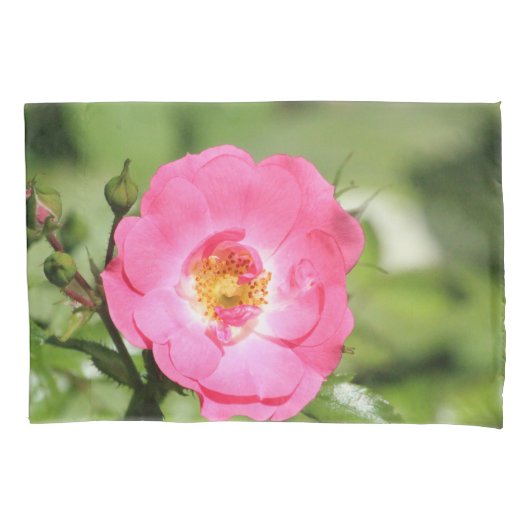 Wild Pinks Kussensloop (Voorkant-Links)