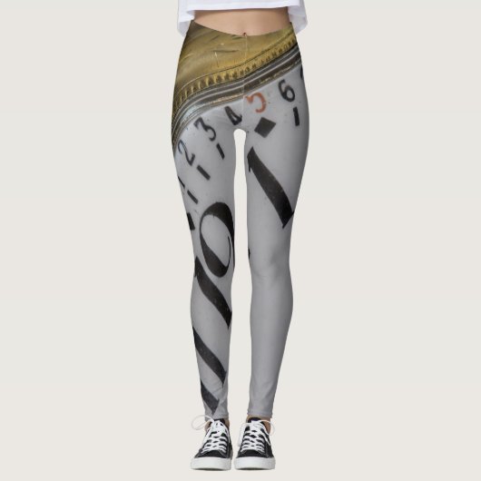 Wild Pocket Watch Face Mode Leggings (Voorkant)