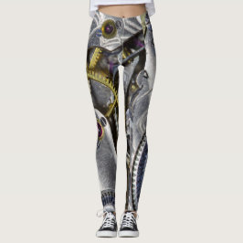 Wild Pocket Watch Face Mode Leggings