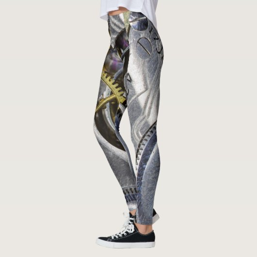 Wild Pocket Watch Face Mode Leggings (Links)