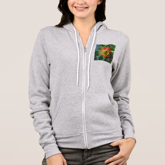 wild Poinsettia Hoodie (Voorkant)