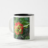 wild Poinsettia Tweekleurige Koffiemok (Voorkant links)