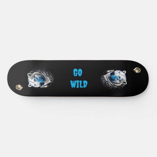 Wild Polar Beer Skateboard | Arctic Animal Board (Horizontaal)