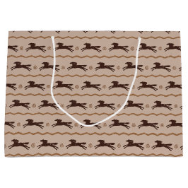 Wild Pony Galloping Horse op Tan voor paardenpest Groot Cadeauzakje