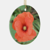 Wild Poppy Flower Ornaments Keramisch Ornament (Rechts)