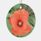 Wild Poppy Flower Ornaments Keramisch Ornament (Links)