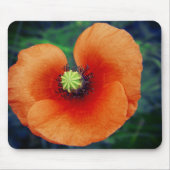 Wild Poppy Macro Photography Mousepad Muismat (Voorkant)
