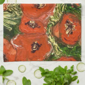 Wild Poppy-theekdoek Theedoek (Gevouwen)