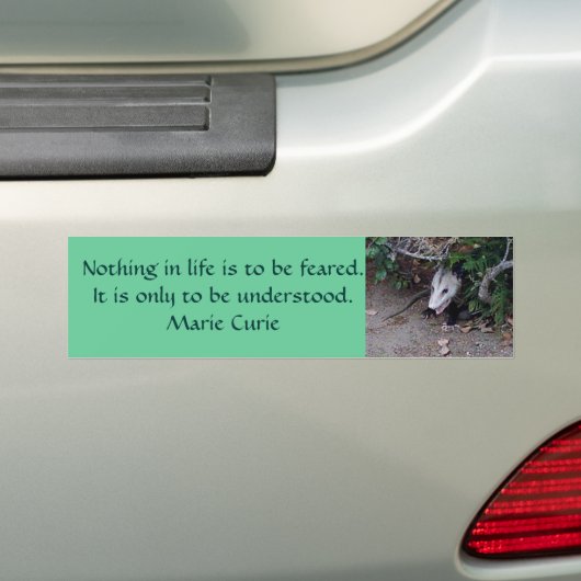 Wild Possum Bumpersticker (Op auto)