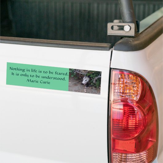 Wild Possum Bumpersticker (Op Truck)