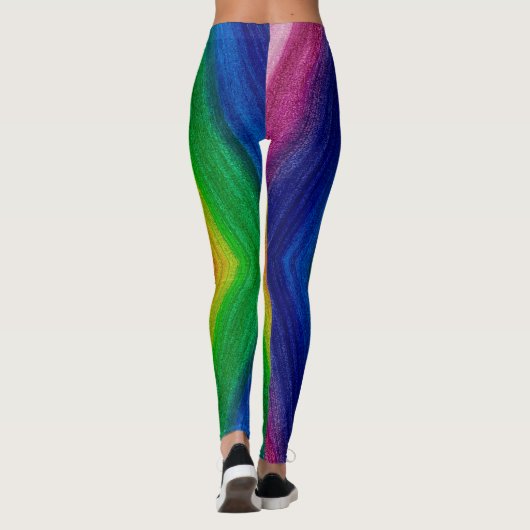 Wild Prism Art Leggings (Achterkant)