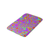 Wild Psychedelic Liquid Colors Badmat (Gekanteld)