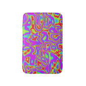Wild Psychedelic Liquid Colors Badmat (Voorkant Verticaal)