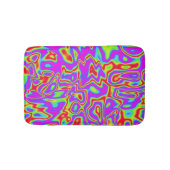 Wild Psychedelic Liquid Colors Badmat (Voorkant)