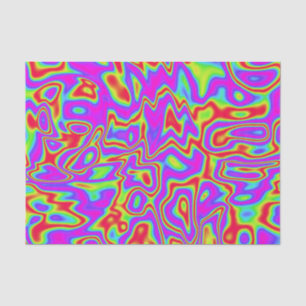 Wild Psychedelic Liquid Colors Tissuepapier