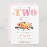 Wild Pumpkin 2e verjaardag van de meisjespartij