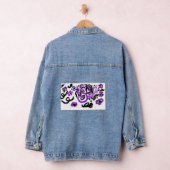 Wild Purple Peacock Denim Jacket (Hangar)