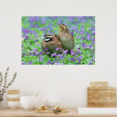 Wild Quail Poster (Keuken)