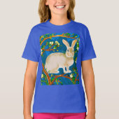 Wild Rabbit and Flowering Branches Kind T-shirt (Voorkant)