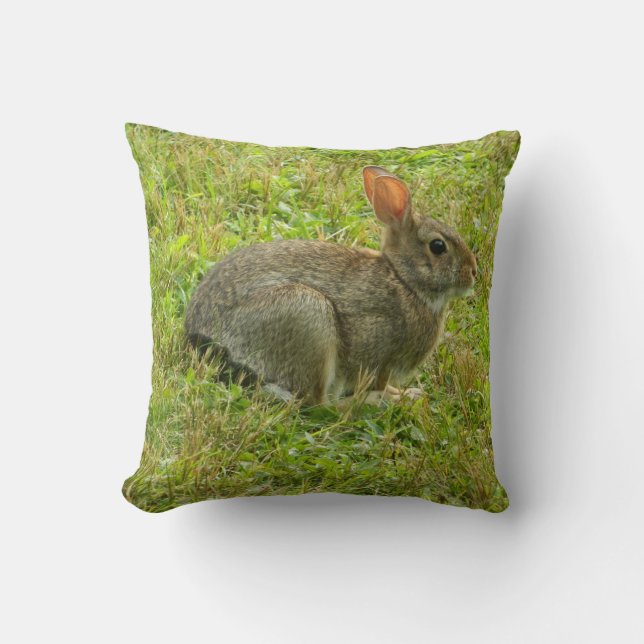 Wild Rabbit Pillow Kussen (Voorkant)