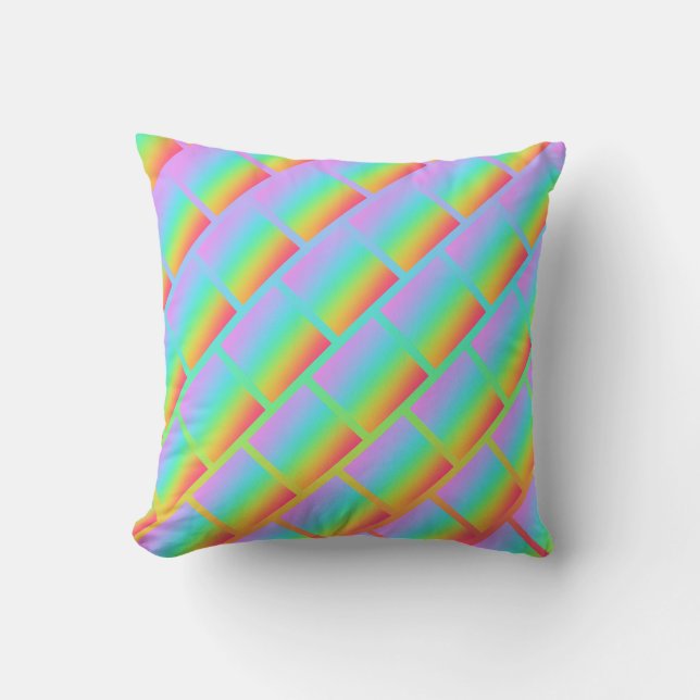 Wild Rainbow Design Kussen (Voorkant)