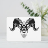 wild ram kaart (Staand voorkant)