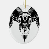 wild ram keramisch ornament (Rechts)