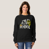 WILD REBEL ALOOF GRAPHIC GRUNGE TYPOGRAPHY TRUI (Voorkant volledig)