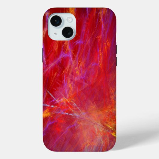 Wild Red - Abstracte kunst Case-Mate iPhone Case (Achterkant)