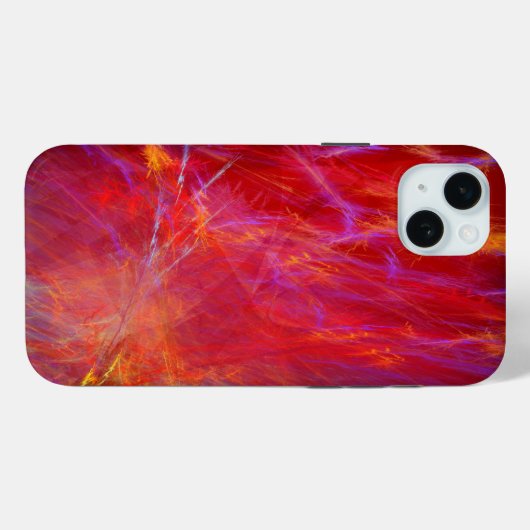 Wild Red - Abstracte kunst Case-Mate iPhone Case (Achterkant (horizontaal))