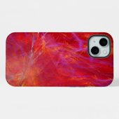 Wild Red - Abstracte Kunst iPhone Hoesje (Achterkant horizontaal)