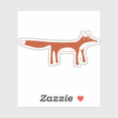 Wild Red Fox Sticker (Vel)
