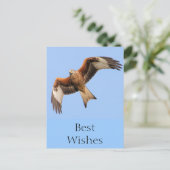 Wild Red Kites Briefkaart (Staand voorkant)