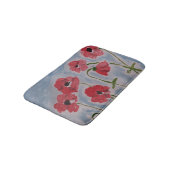 Wild Red Poppies Bath Mat (Gekanteld)